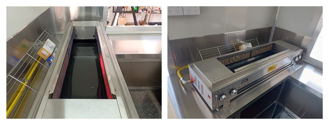 Mobile BBQ Trailer with Grill